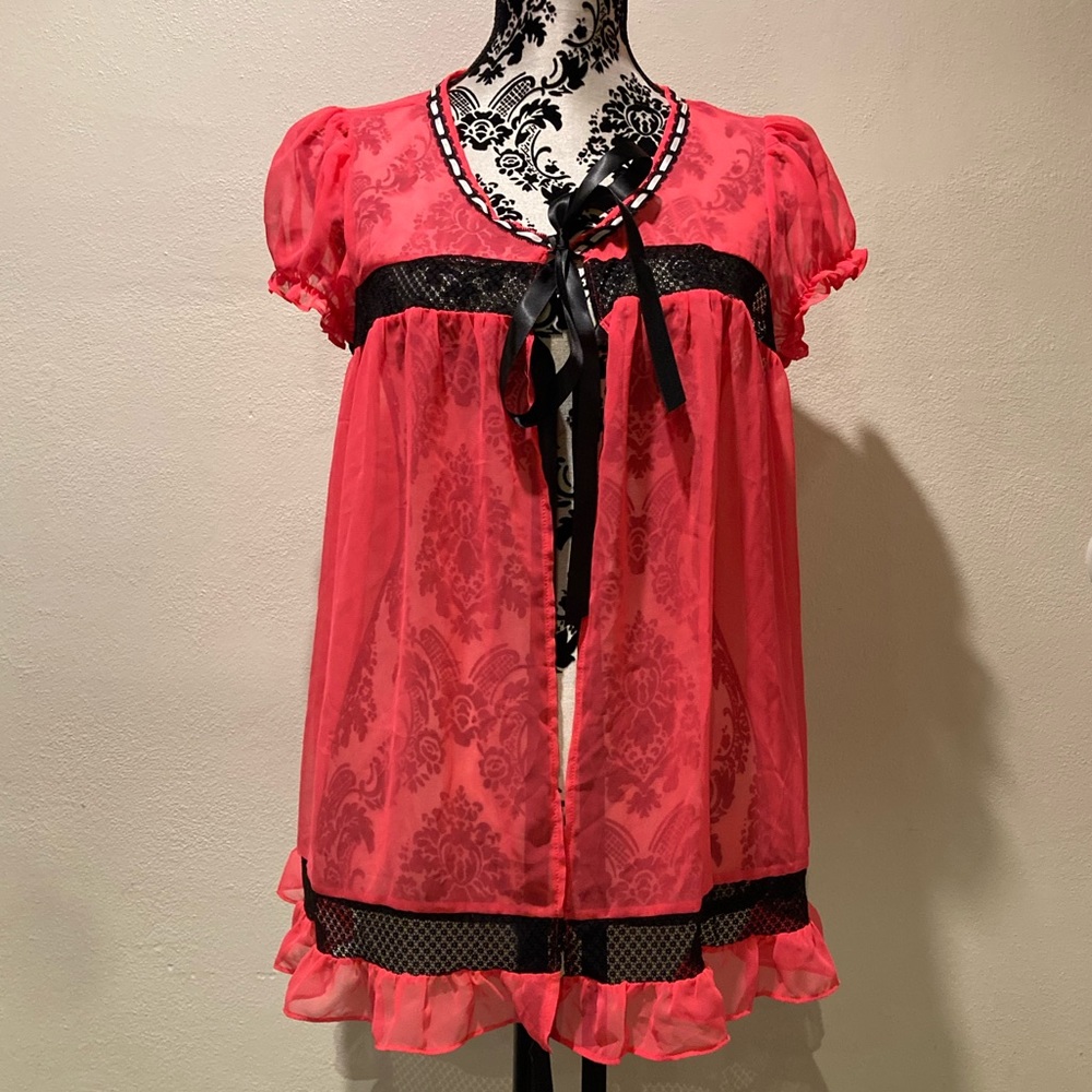 NWT Victoria’s Secret Chiffon Nightie Set sz S
